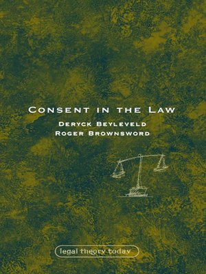 cover image of Consent in the Law